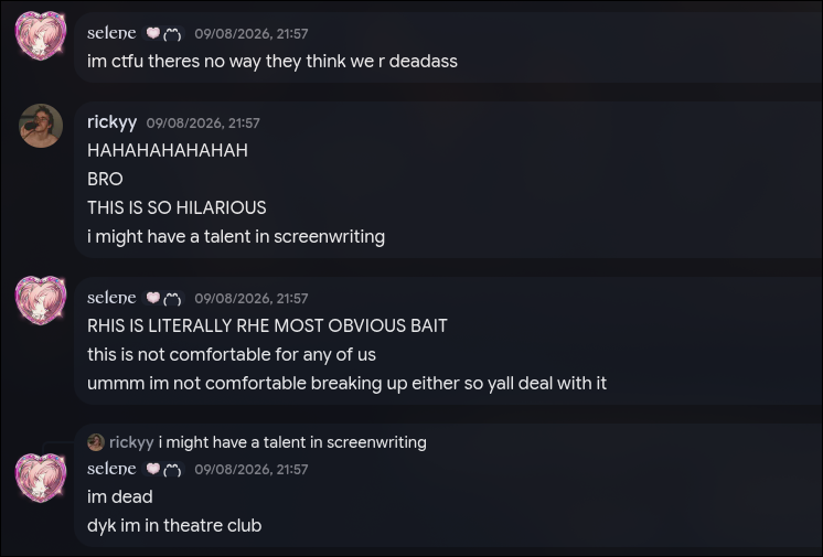 Our first DM.